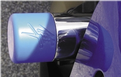 Street Bikes Unlimited - Street Bikes Unlimited Frame Sliders - Black Base/Blue - KF1010PC-03