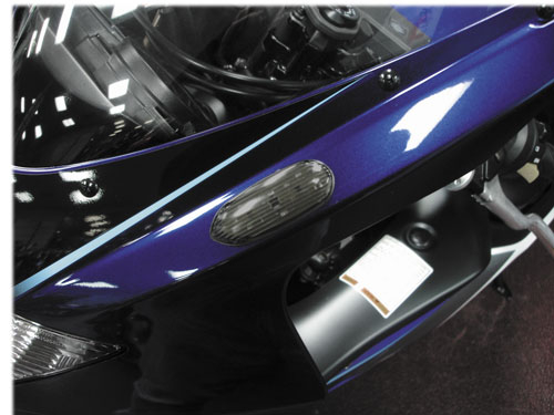 Hotbodies Racing - Hotbodies Racing Flush Mount Front Turn Signals - Smoke - S07GS-SIG-SMK