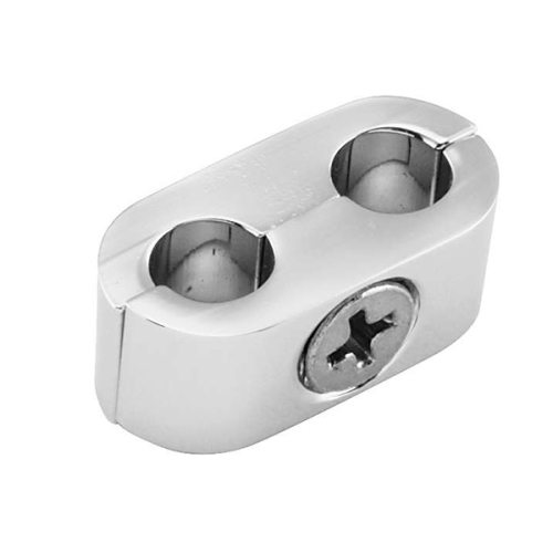 Bikers Choice - Bikers Choice Cable Clamp - Chrome - 061090