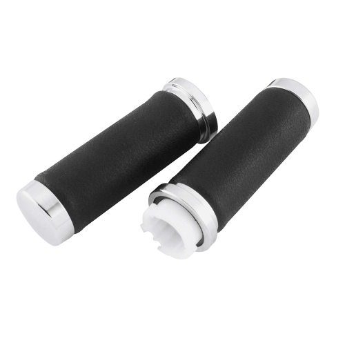 Bikers Choice - Bikers Choice Textured Grip Set With Dual Throttle Sleeve - 74331B4