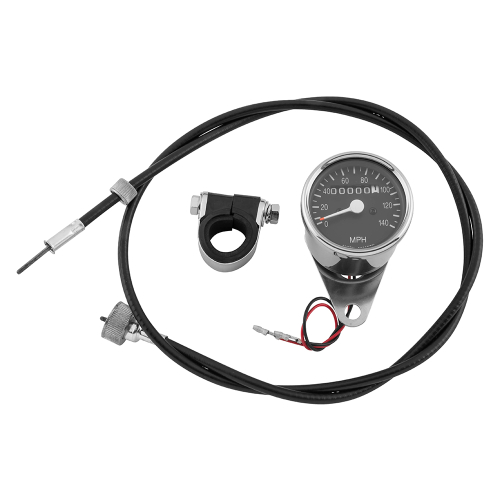 Bikers Choice - Bikers Choice Custom Mini Speedometer Kits - 2:1 Ratio - 71974