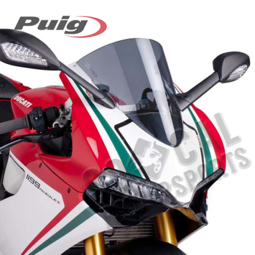 PUIG - PUIG Racing Windscreen - Smoke - 0042-R