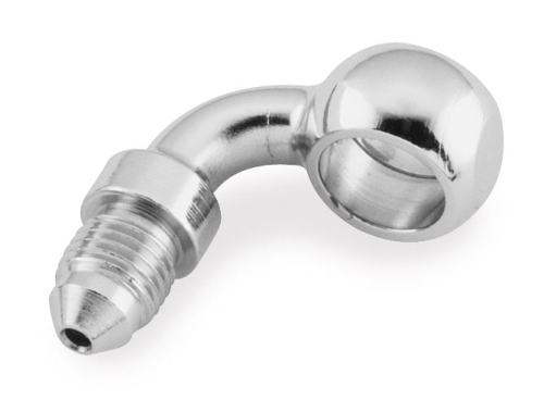 Twin Power - Twin Power Brake Fittings - 3/8in. Banjo Adapter - 90deg. - PF10B90