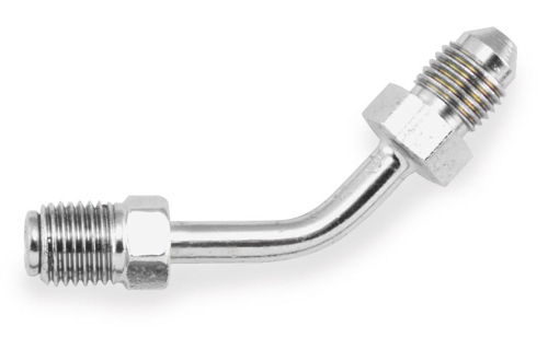 Goodridge - Goodridge Brake Fitting - 45deg. 3/8in. 24 I.F. Rear Caliper - Chrome - 646-03CH