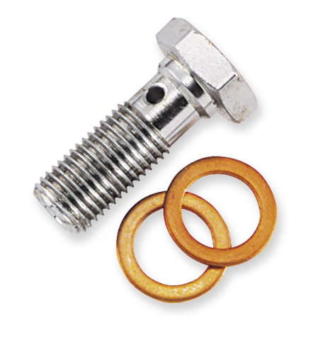 Goodridge - Goodridge Pro Builders Single Banjo Bolt - 3/8in.-24in. - 775-03CH