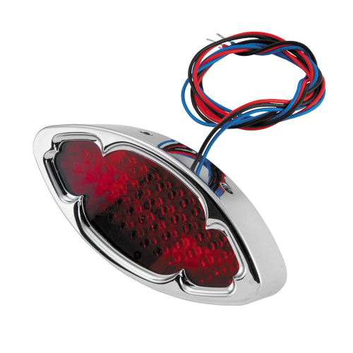 Bikers Choice - Bikers Choice Kat Eye LED Taillights - Oval 4-3/4in.L x 2in.H x 1-1/4in.D - 76383