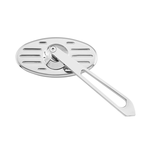 Bikers Choice - Bikers Choice Oval-Grooved with Sword Stem Slotted Mirrors - 270483