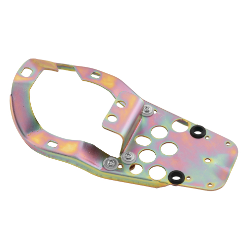 Bikers Choice - Bikers Choice Fat Bob Instrument Panel Base Plate - 5 Light Base Plate Only - 73049S5