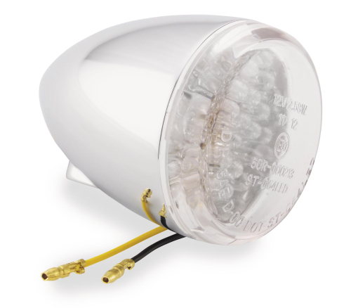 Bikers Choice - Bikers Choice LED Bullet Turn Signals - Front Amber LED - 163302