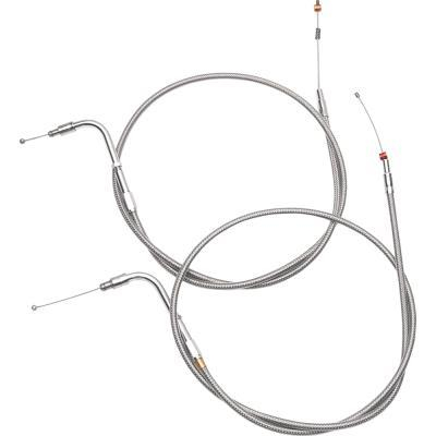 Barnett - Barnett Stainless Clear-Coated Idle Cable (+8in.) - 102-30-40003-08
