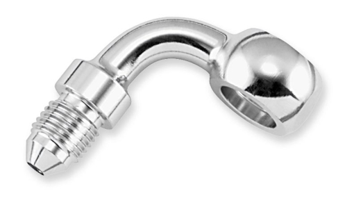 Goodridge - Goodridge Banjo Fitting - 90 deg. - 3/8in. (10mm) - Chrome - 599-03CH
