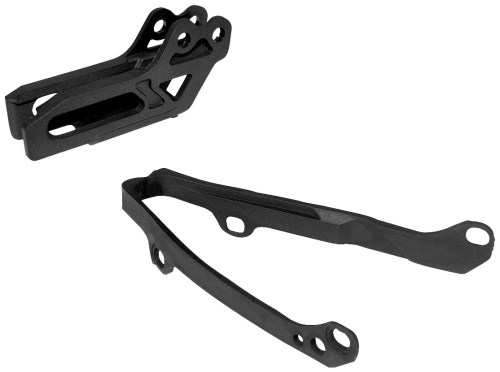 UFO Plastics - UFO Plastics Chain Guide and Swingarm Slider Kit - Black - KA04710@001
