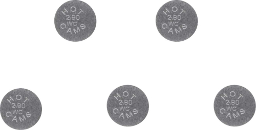 Hot Cams - Hot Cams 7.48mm Valve Shim - 2.90mm - 5PK748290