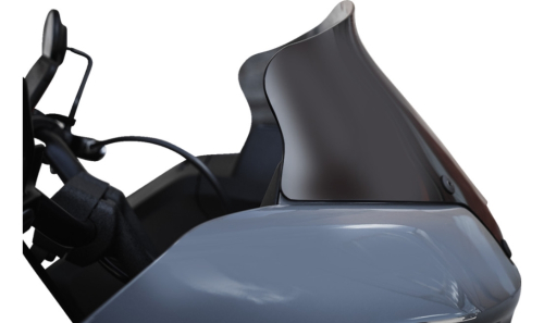 Klock Werks - Klock Werks Flare Windshield - 6in. - Dark Smoke - KWW-02-0607-DS