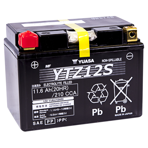Yuasa - Yuasa Factory Activated Maintenance Free Battery - YTZ12S - YUAM7212A