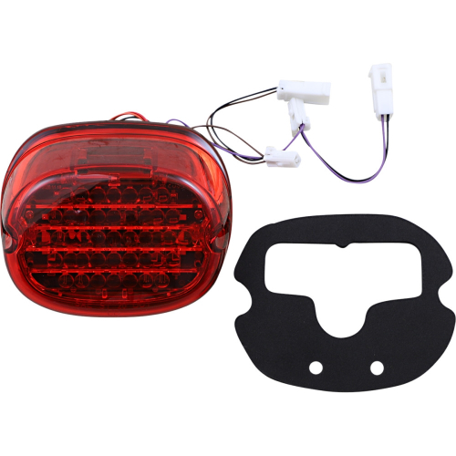 Custom Dynamics - Custom Dynamics Low-Profile LED Taillights with Integrated Turn Signals - No Window - Red Lens - CD-INT-TL-NW-R