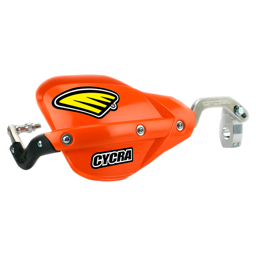 Cycra - Cycra Probend CRM Racer Pack Handshield w/ Center Reach Mount - 1-1/8in. U-Clamp - Orange - 1CYC-7402-22X