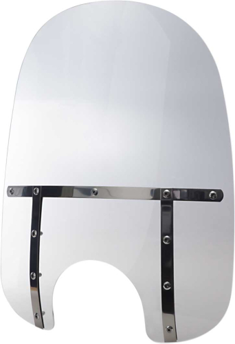 Memphis Shades - Memphis Shades Memphis Fats Windshield (7in. Cutout) - 21in. - Clear - MEM3410