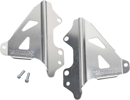 Works Connection - Works Connection Radiator Brace - Silver - 18-066