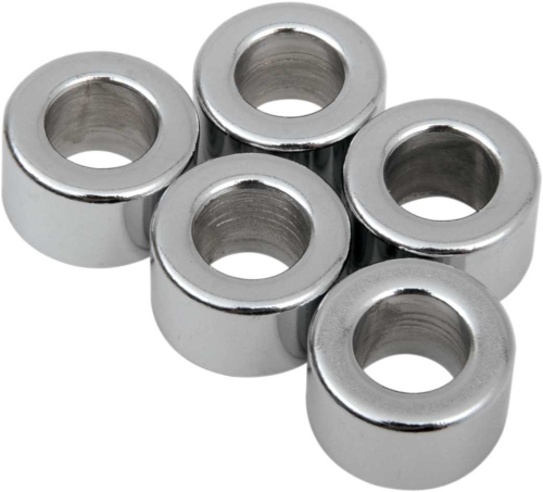 Drag Specialties - Drag Specialties Chrome Steel Spacers - 5/16in. x 3/8in. - MPB509