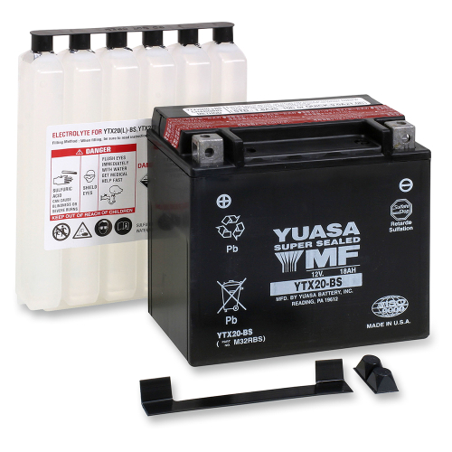 Yuasa - Yuasa Maintenance Free Battery - YTX20-BS - YUAM32RBS