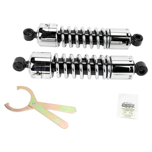 Progressive Suspension - Progressive Suspension 412 Series 11in. Shocks - Chrome - 412-4062C