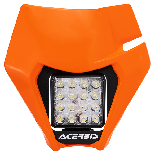 Acerbis - Acerbis VSL LED Headlight for Husqvarna/KTM - Orange - 2801985226