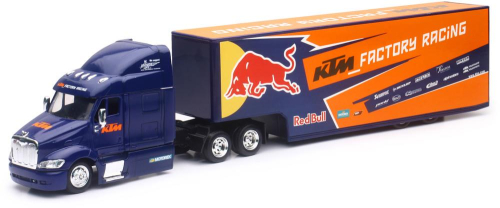 New Ray Toys - New Ray Toys 1:32 Scale Racing Rig - Red Bull KTM Factory Racing Team Truck 2017 - 14393