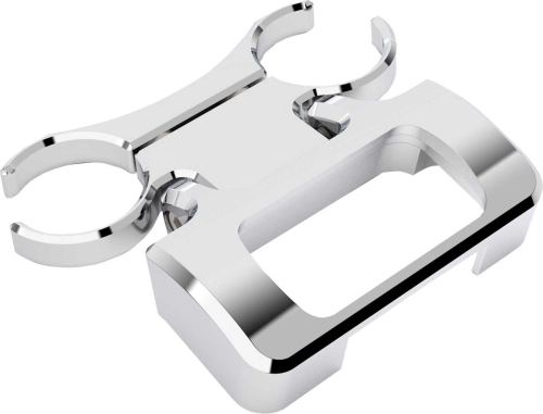 LA Choppers - LA Choppers T-Bar Gauge Relocation Kit - 1-1/4in. - Chrome - LA-7398-10C