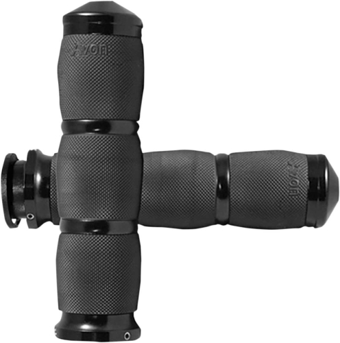 Avon Grips - Avon Grips Air Cushioned Grips - Black Anodized - IN-TO-AIR-90-AN