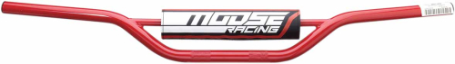 Moose Racing - Moose Racing 7/8in. Carbon Steel Handlebar - CR-HI - Red - 0601-4966