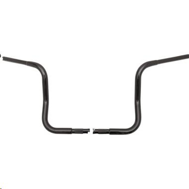 Fat Baggers, Inc. - Fat Baggers, Inc. 1-1/4in. EZ Install Round Top Handlebars - Gloss Black - 903012-B