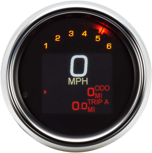 Dakota Digital - Dakota Digital MLX Series Gauge Speedometer/Tachometer - 3-3/8in. - Chrome - MLX-3004