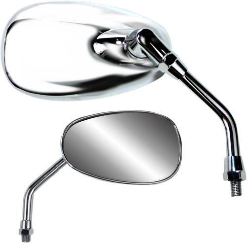 Parts Unlimited - Parts Unlimited Classic American-Style Mirror - Standard - Universal - 0640-0945