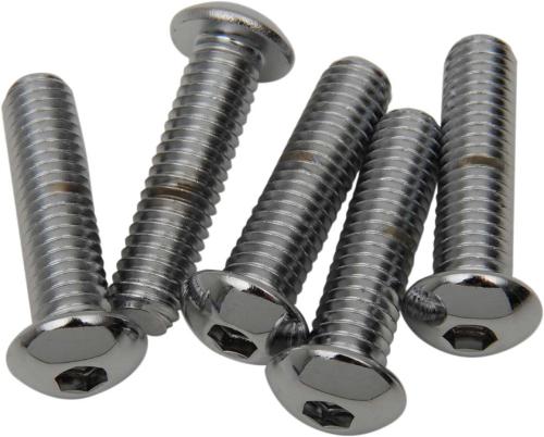 Drag Specialties - Drag Specialties Button-Head Bolts - 3/8in.-16 x 1 1/4in. - MPB829