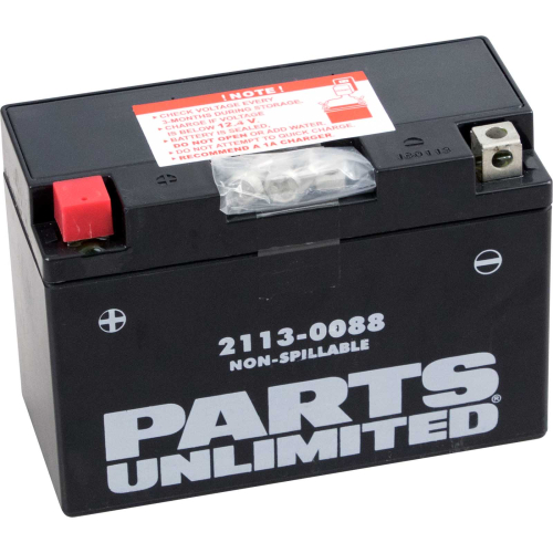 Parts Unlimited - Parts Unlimited AGM Factory Activated Maintenance-Free Battery - CT9B-4