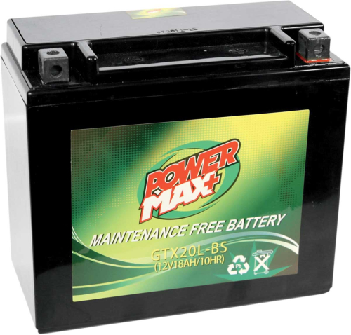 Power Max - Power Max Maintenance-Free Battery - GTX20L-BS