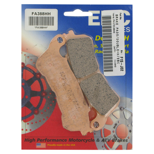 EBC - EBC Double-H Sintered Brake Pads - FA388HH