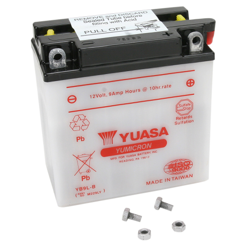 Yuasa - Yuasa Yumicron Battery - YB9L-B - YUAM229LY