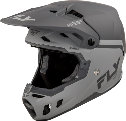 Fly Racing - Fly Racing Formula CC Objective Helmet - 73-4346S - Matte Black/Gray - Small