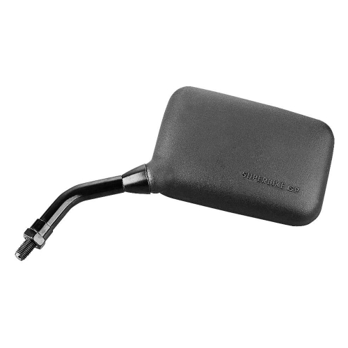 BikeMaster - BikeMaster Superbike AX Mirror - Left - 10mm - Black - 600031