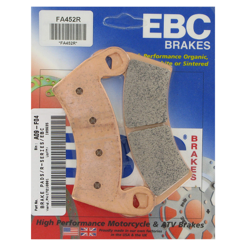 EBC - EBC R Series Long Life Sintered Brake Pads - FA452R