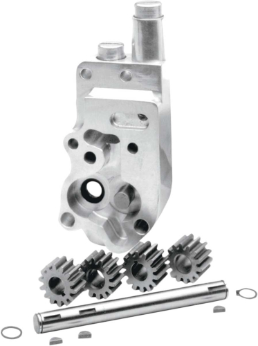 Jims - Jims Flow Pro 1 Billet Oil Pump Body - OEM Black Wrinkle - 1711EB