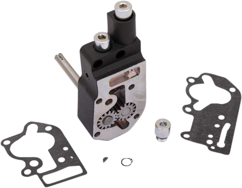 Jims - Jims Flow Pro 1 Billet Oil Pump Body - OEM Black Wrinkle - 1711LB