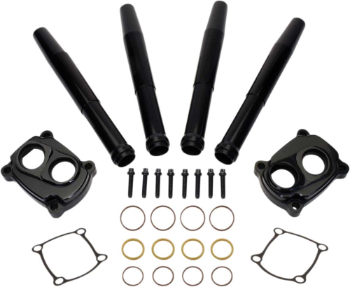 Jims - Jims Tappet Cover and Pushrod Kit - Black - 6022