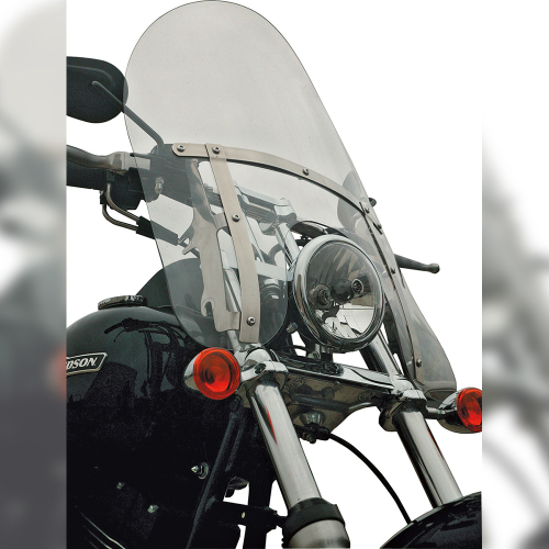 Klock Werks - Klock Werks 17.5in. Flare Billboard Windshield - Clear - KWW-02-0223