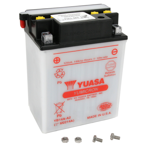 Yuasa - Yuasa Yumicron Battery - YB14A-A2 - YUAM2214A