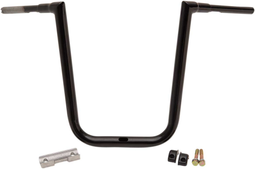 LA Choppers - LA Choppers 1-1/2in. Grande Twin Peaks Handlebars - 19in. Rise - Gloss Black - LA-7313-69B