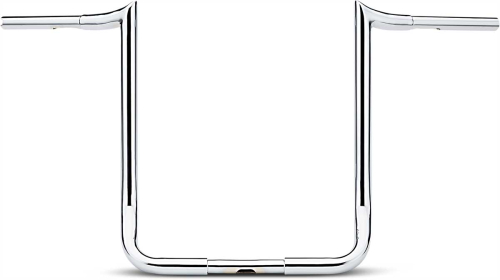 LA Choppers - LA Choppers 1-1/4in. Prime Ape Handlebars - 18in. Rise - Chrome - LA-7352-18