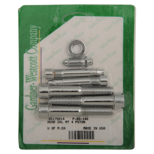 Gardner-Westcott - Gardner-Westcott Rear Caliper Mounting Allen Bolt Kit - Chrome - P-80-148